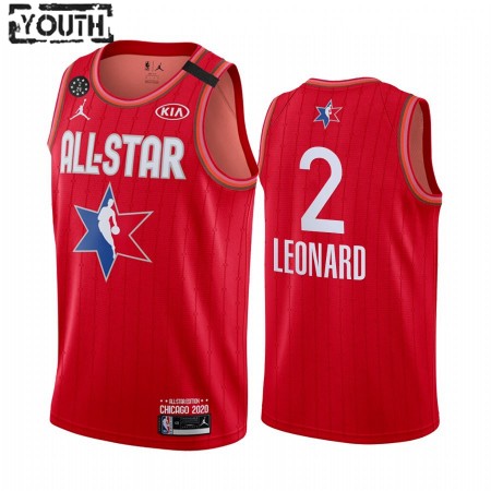 Maglia NBA Los Angeles Clippers Kawhi Leonard 2 2020 All-Star Jordan Brand Rosso Swingman - Bambino